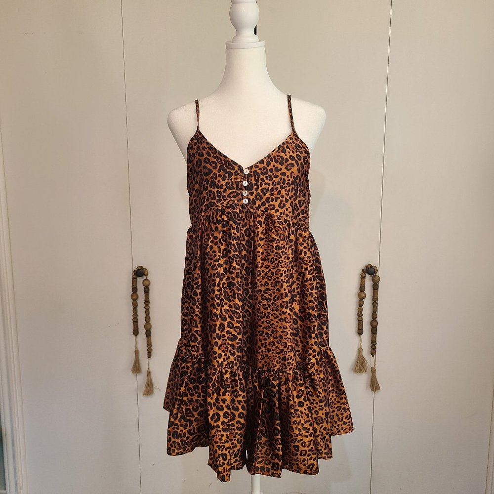 entro Silk Leopard Dress